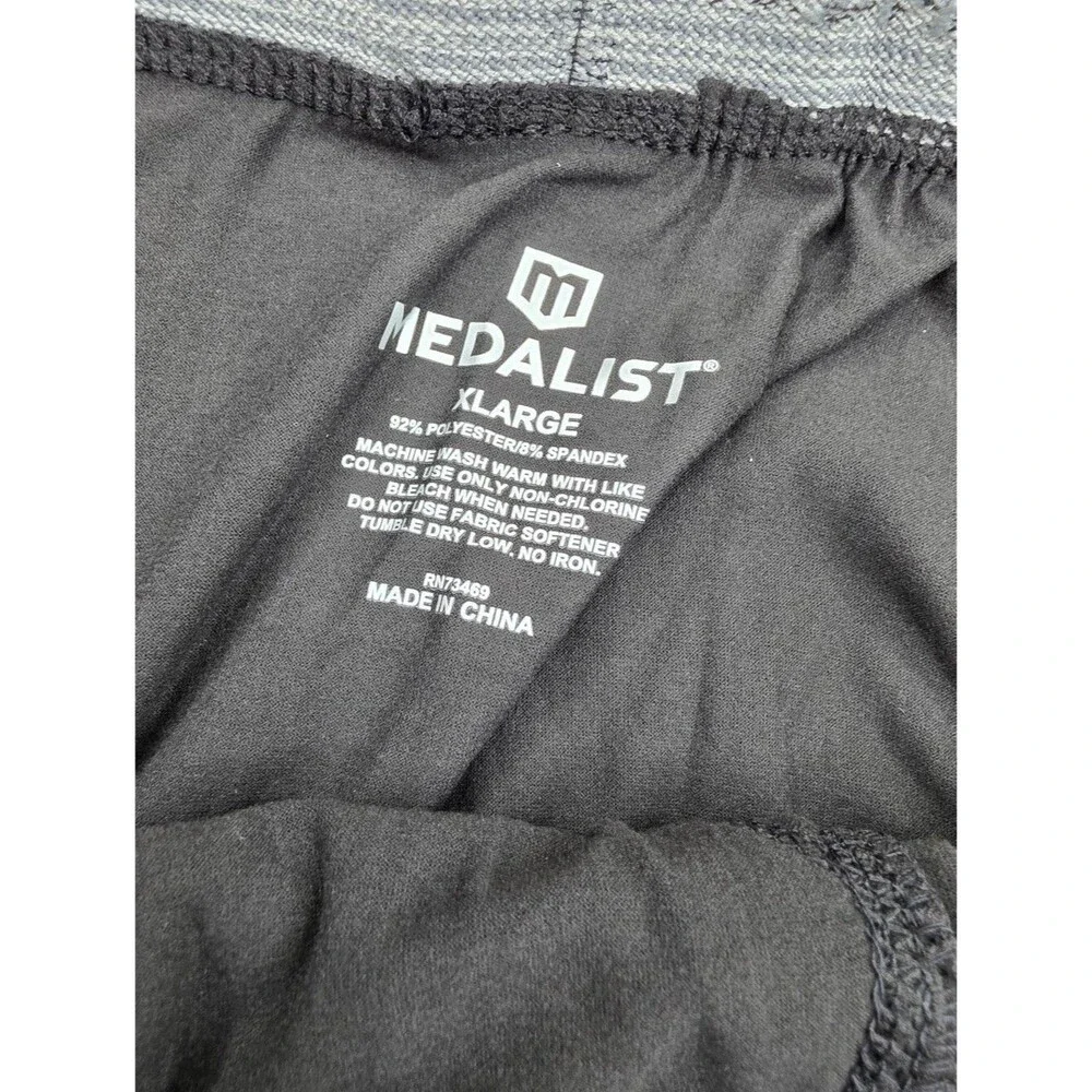 Medalist Men's Athletic Long Underwear Set Size XL Black 3908
